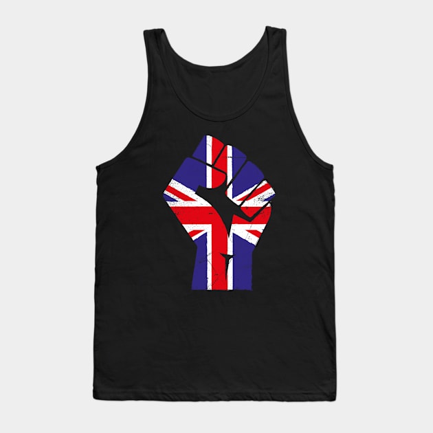 Great Britain Pride - National Flag Travel Souvenir Tank Top by bluerockproducts